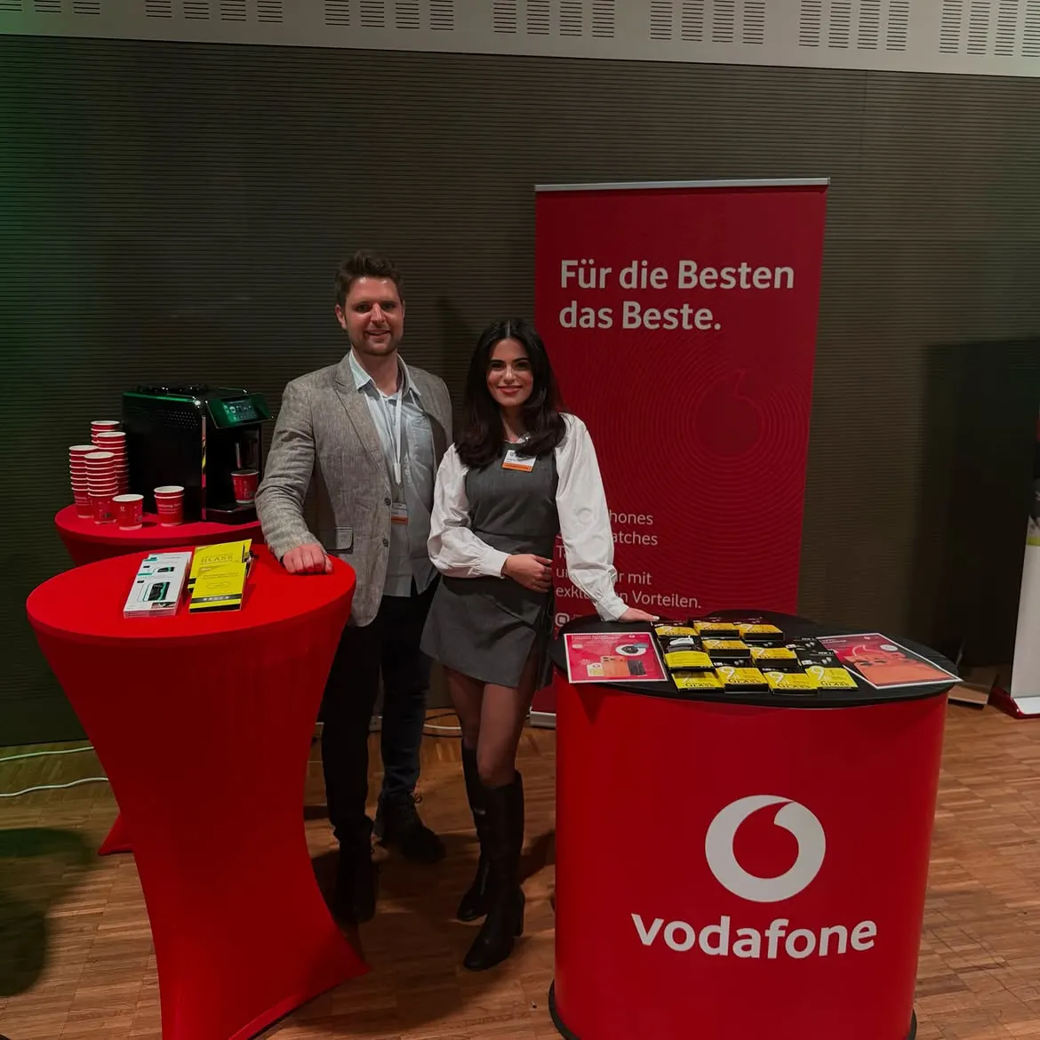 Vodafone host and hostess