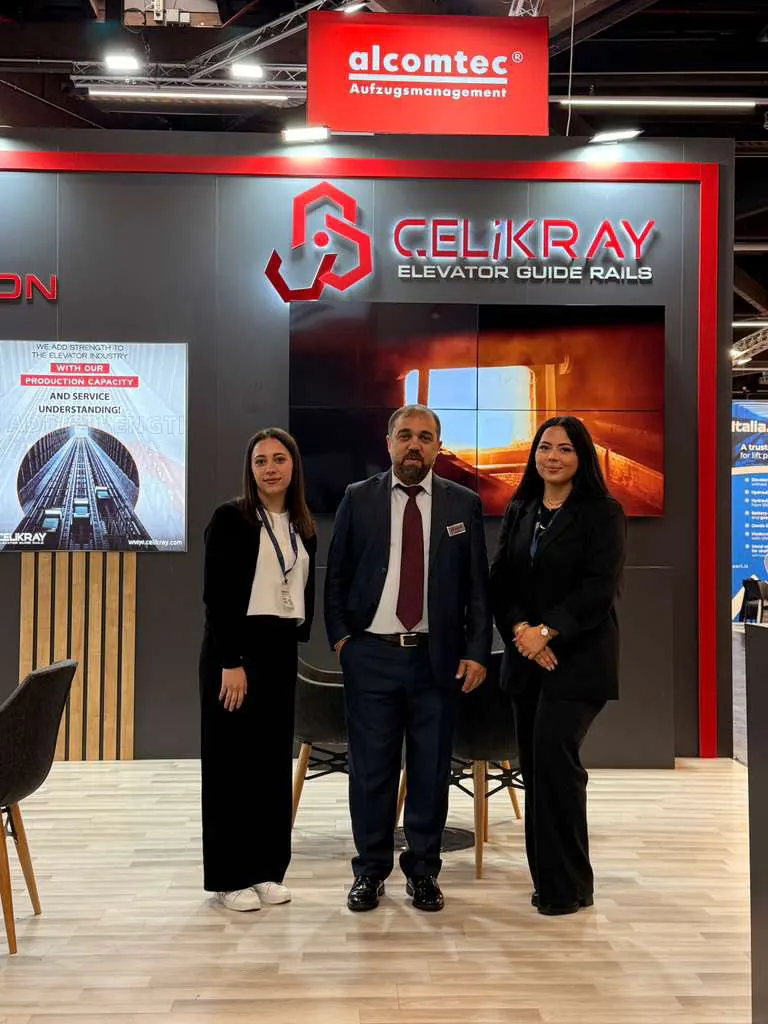 Nurexus representatives exhibition stand
